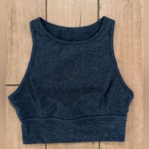 JoyLab Dark Blue Athletic Crop Top